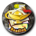 Knowledge Lamp Reading Full Color Stock Insert (2")